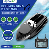 V030 12V 2.4G High-Speed RC Bait Boat with GPS Positioning